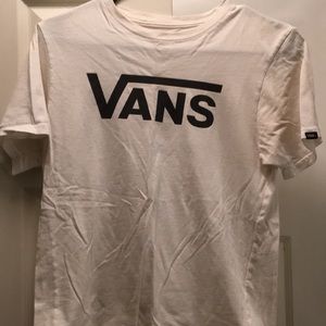 Vans white tshirt